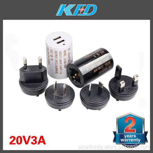 2 Years Warranty 2 in 1 Dual USB 2 Ports Adapter 5V 3.1A Charger